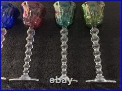 Lot 5 verres modèle Bubble en cristal de Saint Louis (prix des 5)