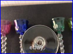 Lot 5 verres modèle Bubble en cristal de Saint Louis (prix des 5)