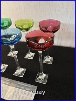 Lot 6 coupes modèle crocus en cristal de Saint Louis (prix du lot)