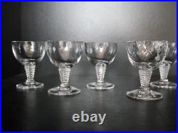Lot 6 verres à liqueur cristal Saint ST Louis Tsarine 7,5 cm