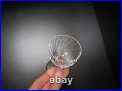 Lot 6 verres à liqueur cristal Saint ST Louis Tsarine 7,5 cm