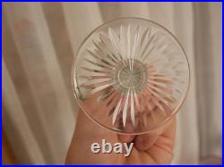 Lot 6 verres du Rhin cristal de couleur roemer Saint ST Louis modèles Niepce