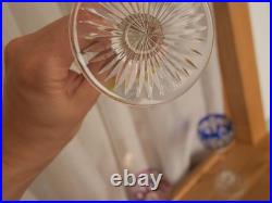 Lot 6 verres du Rhin cristal de couleur roemer Saint ST Louis modèles Niepce