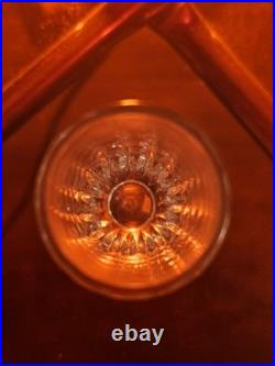 Lot 7 Verres Shooter/Liqueur Vintage en Cristal de la maison St LOUIS