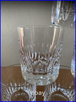Lot De 6 Petits Verres à Whisky En Cristal De St Louis Modèle Jersey Lot De 6 Petits Verres à Whisky En Cristal De St Louis Modèle Jersey