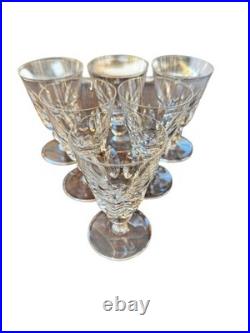 Lot De 6 Verres À Porto Cristal Saint Louis Jersey 10,5cm