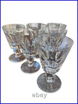Lot De 6 Verres À Porto Cristal Saint Louis Jersey 10,5cm