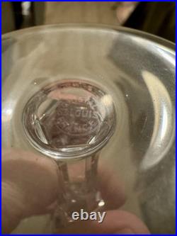 Lot De 8 Verres À L'eau En Cristal Saint Louis