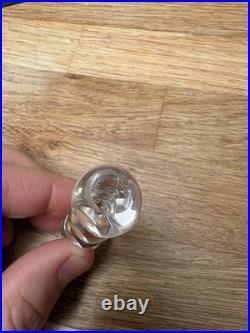 Lot Six Porte Couverts Cristal Saint Louis Bubbles
