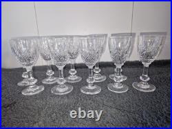 Lot de 10 Verres liqueur cristal saint louis modèle Massenet Haut 9,8 cm