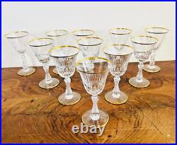Lot de 11 verres à eau en cristal Saint-Louis Modèle Lozère 630002