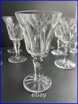 Lot de 12 Verres À Vin Rouge En Cristal Saint Louis Modèle Camargue