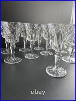 Lot de 12 Verres À Vin Rouge En Cristal Saint Louis Modèle Camargue