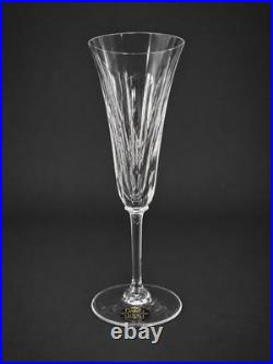 Lot de 12 flûtes à champagne en cristal Saint-Louis modèle Cerdagne