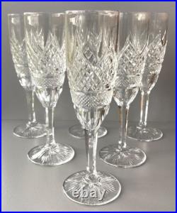 Lot de 6 Flûtes à Champagne en Cristal Taillé Saint Louis, Baccarat