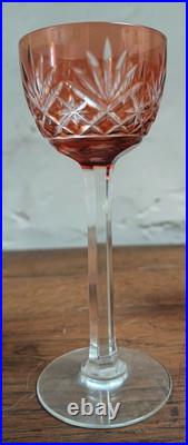 Lot de 6 Verres à Liqueur en Cristal de Saint Louis. Hauteur 13,3cm Parfait état