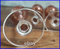 Lot de 6 Verres à Liqueur en Cristal de Saint Louis. Hauteur 13,3cm Parfait état