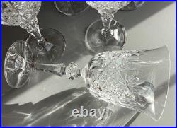 Lot de 6 Verres à eau en Cristal Taillé Saint Louis, Baccarat Haut 18,3 cm