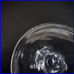 Lot de 6 flûtes à champagne en cristal taillé 19 / XIXe siècle Baccarat St-Louis