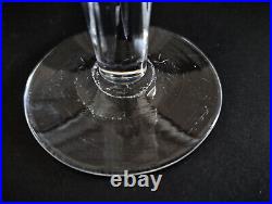 Lot de 6 flûtes à champagne en cristal taillé 19 / XIXe siècle Baccarat St-Louis