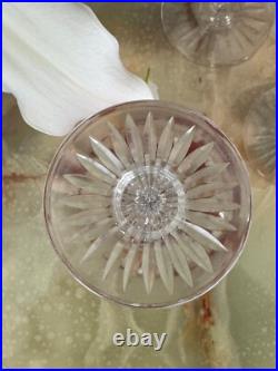 Lot de 6 verres à porto Cristal Saint Louis rouges très bon état années 30