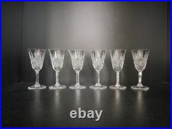 Lot de 6 verres à vin blanc cristal taillé Saint ST Louis modèle Tarn 14 cm Lot de 6 verres à vin blanc cristal taillé Saint ST Louis modèle Tarn 14 cm
