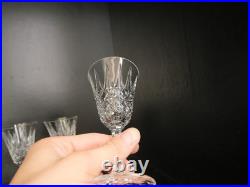 Lot de 6 verres à vin blanc cristal taillé Saint ST Louis modèle Tarn 14 cm Lot de 6 verres à vin blanc cristal taillé Saint ST Louis modèle Tarn 14 cm