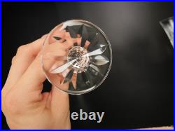 Lot de 6 verres à vin blanc cristal taillé Saint ST Louis modèle Tarn 14 cm Lot de 6 verres à vin blanc cristal taillé Saint ST Louis modèle Tarn 14 cm