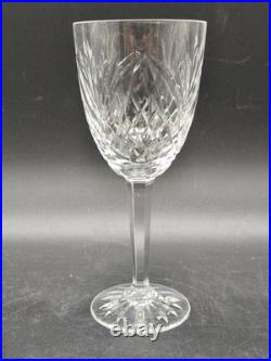 Lot de 6 verres à vin en cristal taillé style Saint-Louis Chantilly H. 18 cm