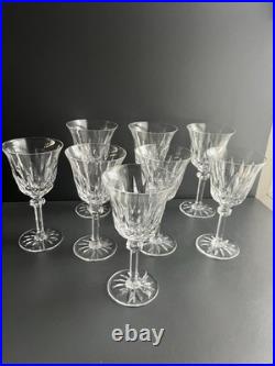 Lot de 8 Verres eau En Cristal Saint Louis Modèle Provence