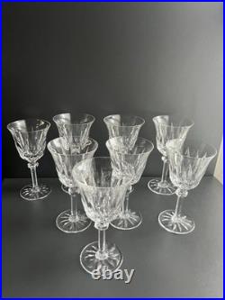 Lot de 8 Verres eau En Cristal Saint Louis Modèle Provence