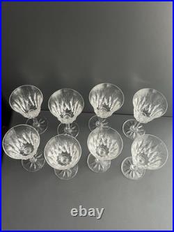 Lot de 8 Verres eau En Cristal Saint Louis Modèle Provence
