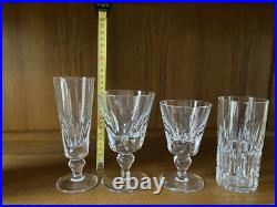 Lot verre cristal st louis Jersey 13 Verres A Vin, 13 Verres À Eau, 12 Tumble