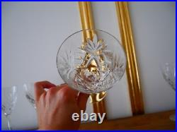 Lot verres à eau cristal taillé Saint ST Louis Chantilly 17.6 cm Lot verres à eau cristal taillé Saint ST Louis Chantilly 17.6 cm