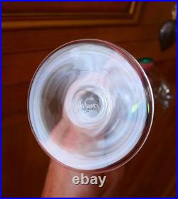 Lot verres à eau cristal taillé Saint ST Louis Chantilly 17.6 cm