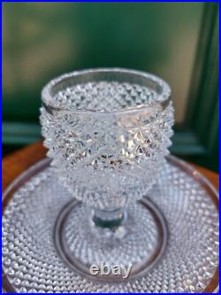 Moutardier Cristal St Louis Taille Diamant XIX ème siècle