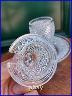 Moutardier Cristal St Louis Taille Diamant XIX ème siècle