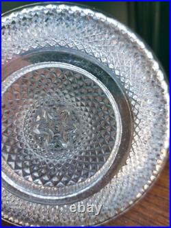 Moutardier Cristal St Louis Taille Diamant XIX ème siècle