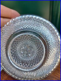 Moutardier Cristal St Louis Taille Diamant XIX ème siècle