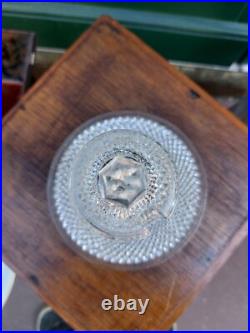 Moutardier Cristal St Louis Taille Diamant XIX ème siècle