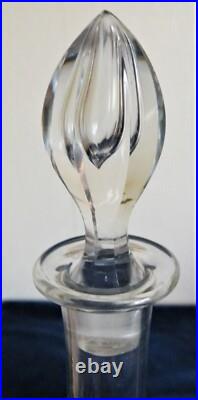 PAIRE CARAFES Cristal Taillé St LOUIS début 20 éme