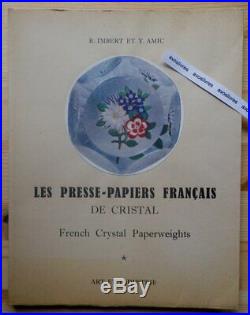 PRESSE-PAPIERS FRANÇAIS DE CRISTAL Baccarat Saint-Louis Clichy Verre Paperweight