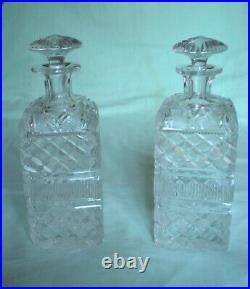 Paire Carafes Cristal Baccarat Saint Louis