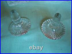 Paire Carafes Cristal Baccarat Saint Louis