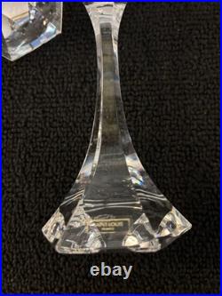 Paire de bougeoirs en cristal de Saint Louis (prix de la paire) mod1