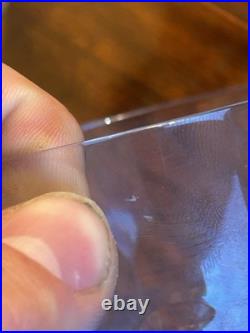 Paire de verres à whisky en cristal Saint-Louis motif nid d'abeilles