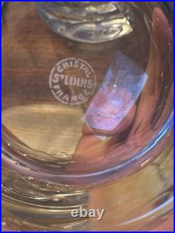 Paire de verres à whisky en cristal Saint-Louis motif nid d'abeilles