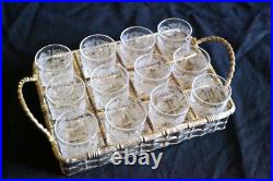 Petit service cabaret verres à liqueurs ou alcool cristal saint louis talma Petit service cabaret verres à liqueurs ou alcool cristal saint louis talma