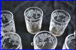 Petit service cabaret verres à liqueurs ou alcool cristal saint louis talma Petit service cabaret verres à liqueurs ou alcool cristal saint louis talma
