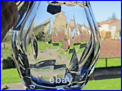 Pichet broc a eau en cristal de Saint Louis signé modèle Cerdagne